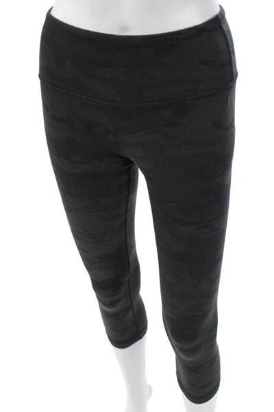 Lululemon Womens Black Camo Capri Leggings Size 4