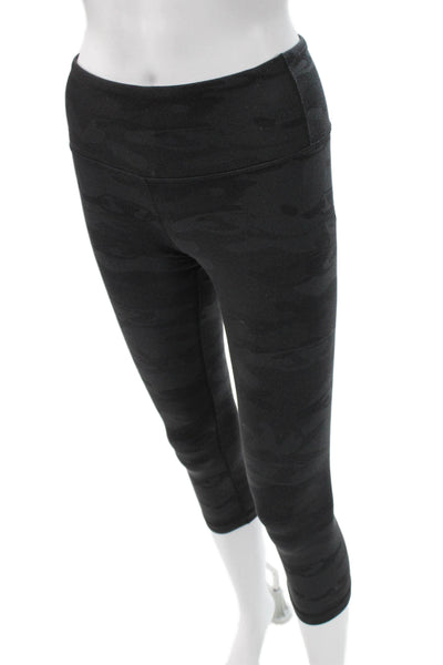 Lululemon Womens Black Camo Capri Leggings Size 4