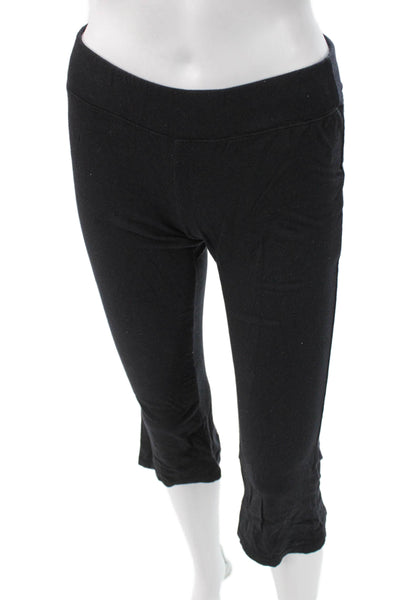 Splendid Womens Black Capri Cropped Leggings Polyester Size M