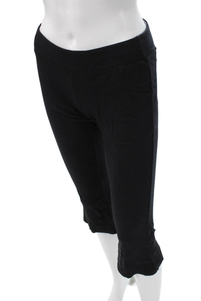 Splendid Womens Black Capri Cropped Leggings Polyester Size M