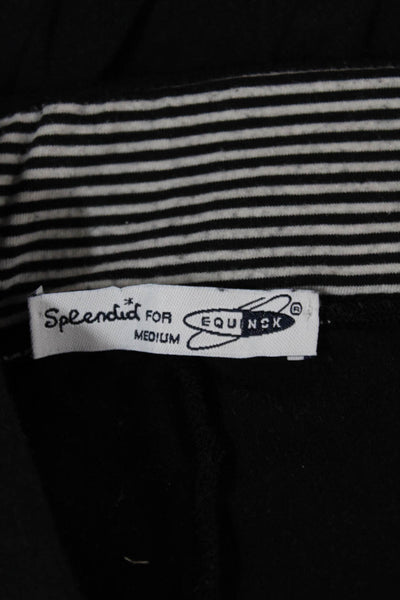Splendid Womens Black Capri Cropped Leggings Polyester Size M