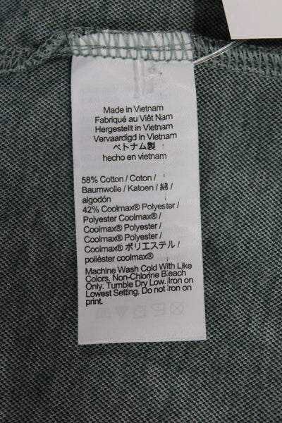 J Crew Mens Gray Collared Short Sleeve Polo Size L