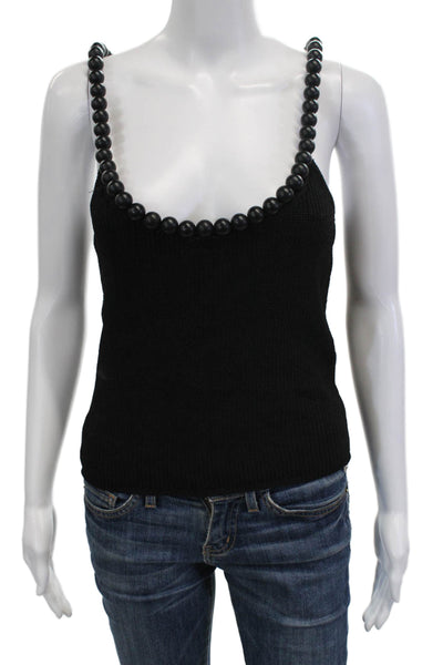 Zara Womens Black Camisole Sleeveless 90s Viscose Polyamide Size L