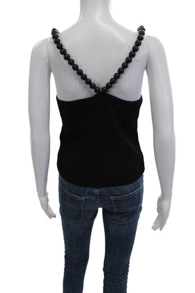 Zara Womens Black Camisole Sleeveless 90s Viscose Polyamide Size L