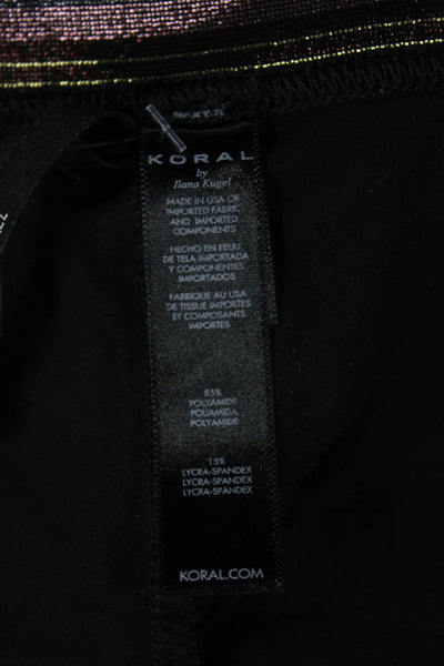 Koral Womens Capri Leggings Black Size S