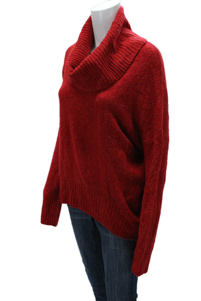 Michael Michael Kors Women Red Turtleneck Pullover Sweater Size XL