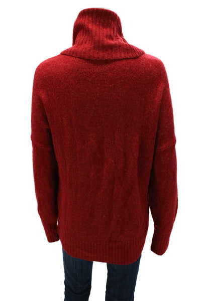 Michael Michael Kors Women Red Turtleneck Pullover Sweater Size XL