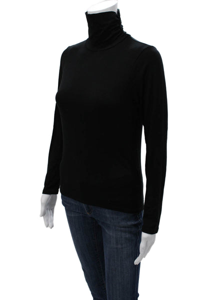 Banana Republic Women Black Turtleneck Long Sleeve Top Size S