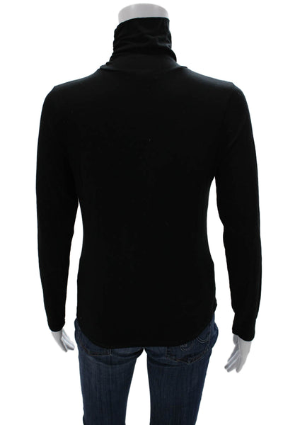 Banana Republic Women Black Turtleneck Long Sleeve Top Size S