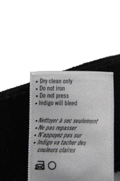 Paige Womens A-Line Mini Skirt Black 100% Cotton Solid Size 31