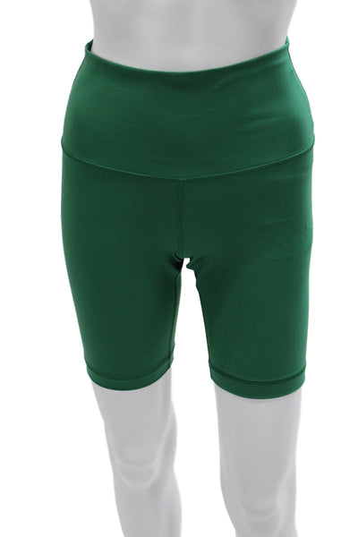 Everlane Womens Biker Shorts Green Recycled Nylon Elastane Size S