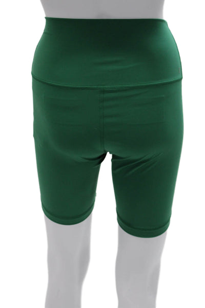 Everlane Womens Biker Shorts Green Recycled Nylon Elastane Size S