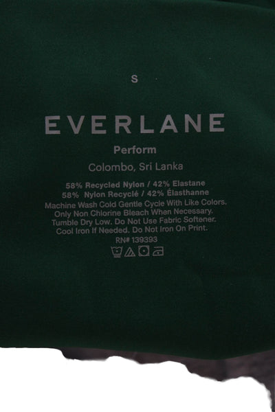 Everlane Womens Biker Shorts Green Recycled Nylon Elastane Size S