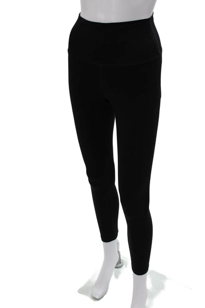 Everlane Womens Ankle Leggings Black Recycled Nylon Size S