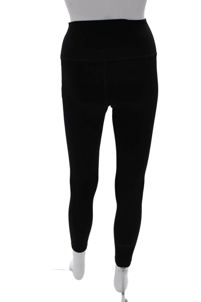 Everlane Womens Ankle Leggings Black Recycled Nylon Size S
