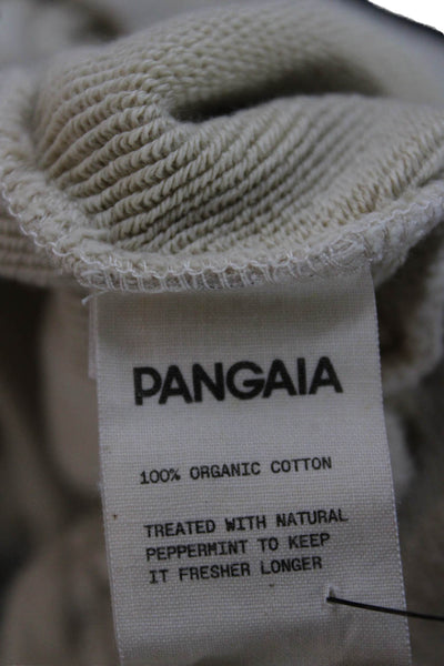Pangaia Womens Sweat Shorts Beige Organic Cotton Solid Spring Size XS