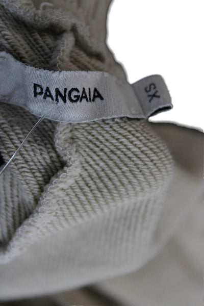 Pangaia Womens Sweat Shorts Beige Organic Cotton Solid Spring Size XS
