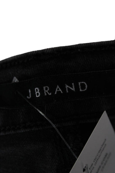 J Brand Womens Ankle Skinny Leg Jeans Black Size 26