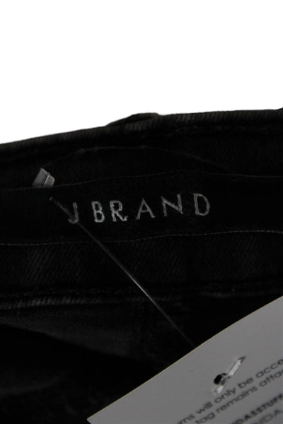 J Brand Womens Ankle Skinny Jeans Black Size 26