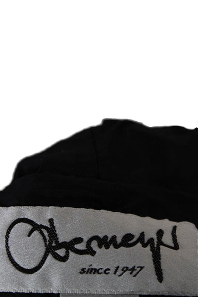 Obermeyer Womens Black Button High Neck Polyester Outdoor Jacket Size L