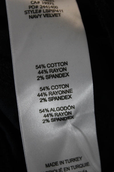 Frame Women Dark Blue Cotton Rayon Spandex Pants 29in Inseam Size 26