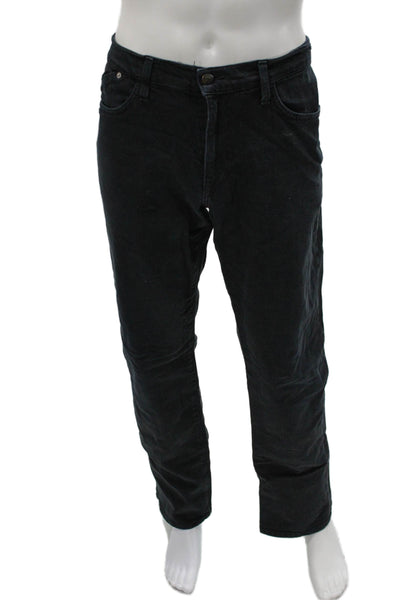 Joes Mens Black Jeans Button Fly 98.5% Cotton Stretch Big & Tall Size 38