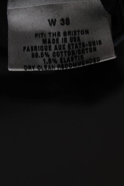 Joes Mens Black Jeans Button Fly 98.5% Cotton Stretch Big & Tall Size 38