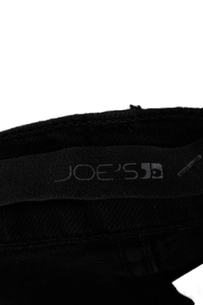 Joes Mens Black Jeans Button Fly 98.5% Cotton Stretch Big & Tall Size 38