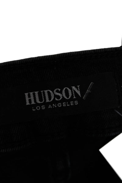 Hudson Mens Skinny Jeans Dark Blue Button Size 36