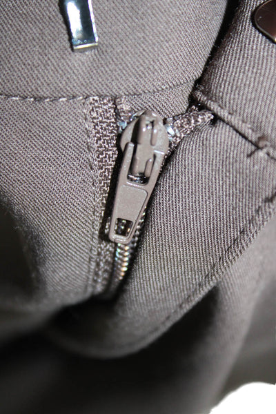 Zara Unisex Dress Pants Brown Polyester Viscose Elastane Size XS