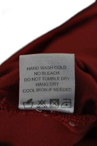Lovers + Friends Womens Red Dress Pants Size S