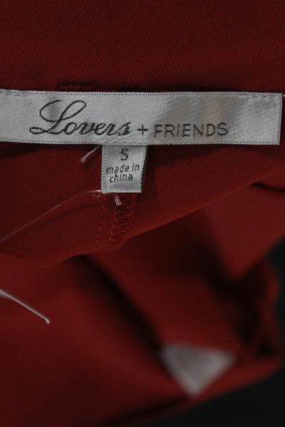 Lovers + Friends Womens Red Dress Pants Size S