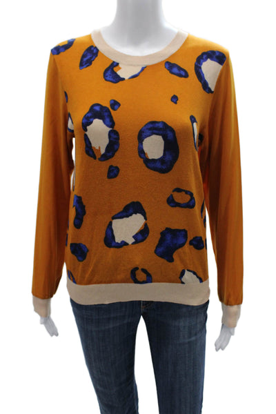 3.1 Phillip Lim for Target Women Animal Print Orange Pullover Size S