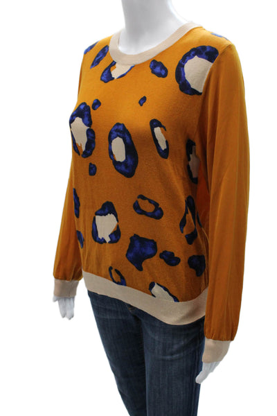 3.1 Phillip Lim for Target Women Animal Print Orange Pullover Size S