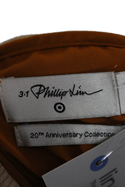 3.1 Phillip Lim for Target Women Animal Print Orange Pullover Size S