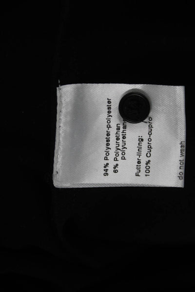 Akris Punto Women Shift Dress Black Sleeveless Knee Length Size 14