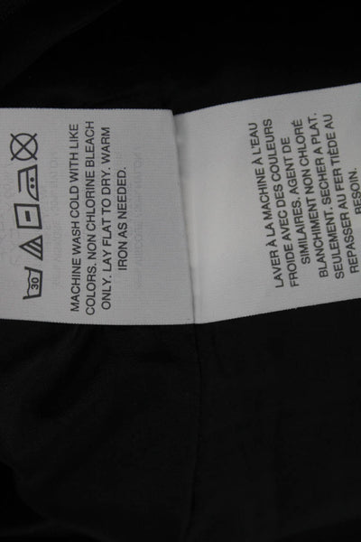 J Crew Women Sheath Dress Black V Neck Long Sleeve Knee Length Size 4