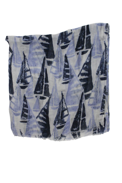 Cejon Accessories Inc. Womens Tie Dye Scarf Blue Size 72X36"