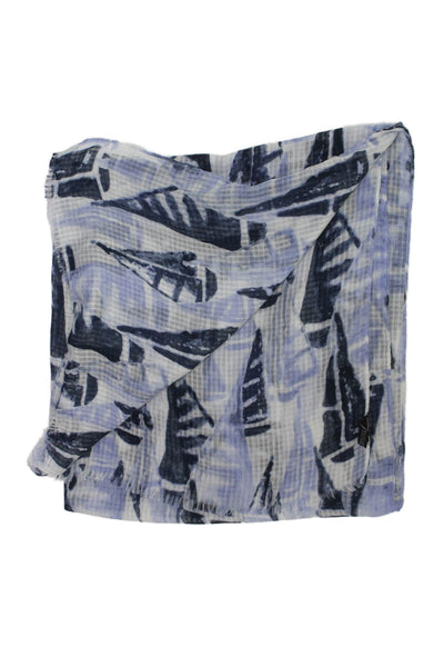 Cejon Accessories Inc. Womens Tie Dye Scarf Blue Size 72X36"