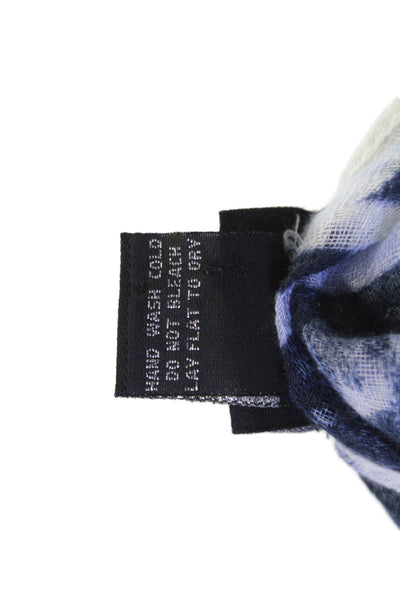 Cejon Accessories Inc. Womens Tie Dye Scarf Blue Size 72X36"