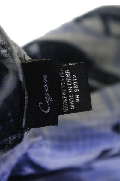 Cejon Accessories Inc. Womens Tie Dye Scarf Blue Size 72X36"