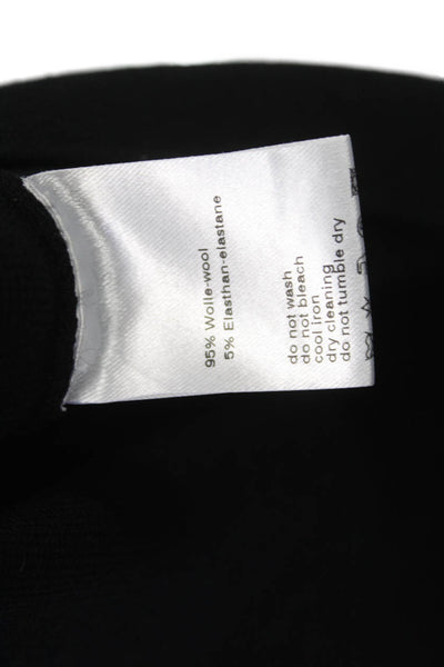 Akris Punto Women Straight Pencil Skirt Black Wool Elastane Size 14
