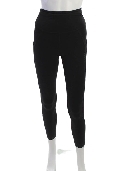 Lululemon Women Ankle Leggings Black Nylon Blend Size 4