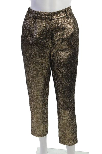 Michael Costello Womens Black Ankle Cropped Dress Pants Size XS