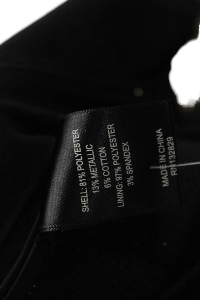 Michael Costello Womens Black Ankle Cropped Dress Pants Size XS