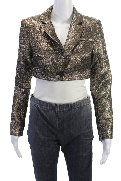 Michael Costello x Revolve Women Black Blazer Long Sleeve Size XS