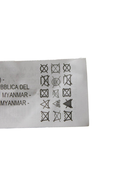 Zara Womens Double Strap Triple Pocket Front Leather Backpack Handbag Beige