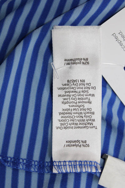 Vineyard Vines Childrens Boys Striped Polo Shirt Blue Size 18