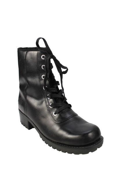 Harley Davidson Mens Leather Zippered Combat Boots Black Size 11