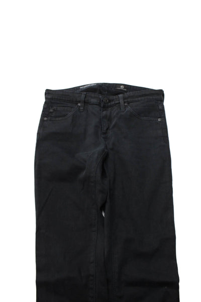 AG Adriano Goldschmied Womens Ankle Jegging Black High Rise Size 24